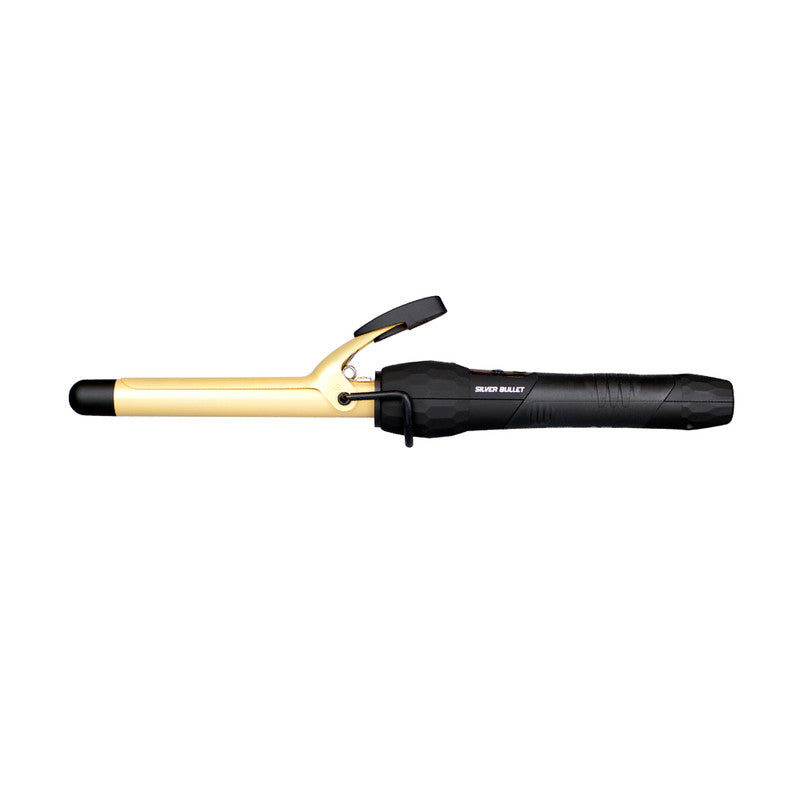 Silver Bullet Fastlane Ceramic Curling Iron Gold - 19mm