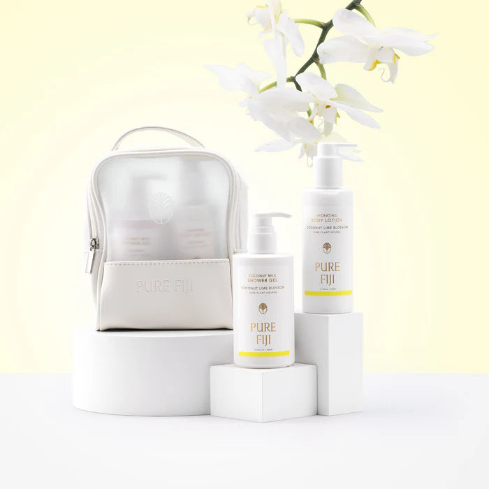 Pure Fiji Body Mates with Toiletry Bag 265ml + 230ml