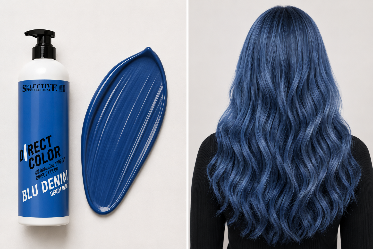 Selective Professional Direct Color Denim Blu 300ml