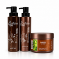 Argan Oil from Morocco Sulfate-Free Shampoo, Conditioner, and Keratin Treatment Pack