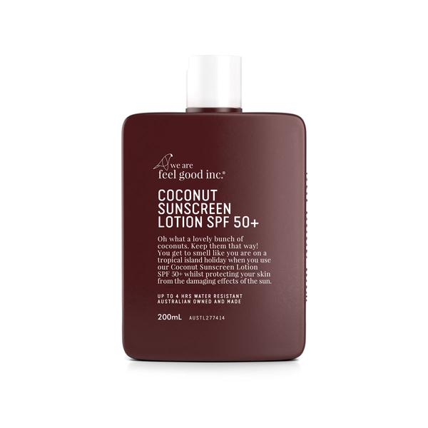 We Are Feel Good Inc. Coconut Sunscreen Lotion SPF 50+ 200ml