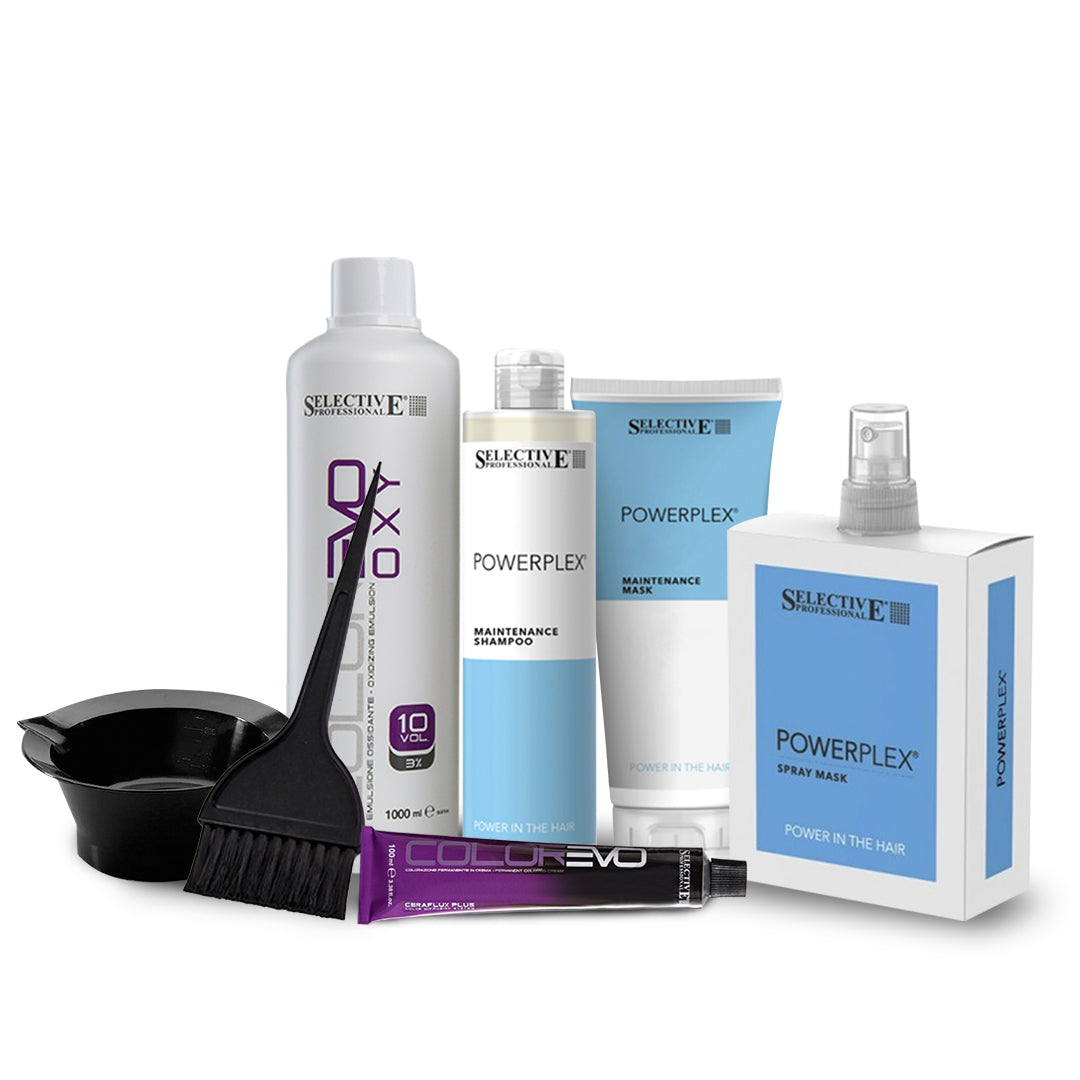 Selective Professional At-Home Colour Kit + Powerplex Haircare Bundle