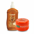 Carrot Sun Combo - Tanning Oil Gold 200ml + Tanning Cream Carrot 350ml