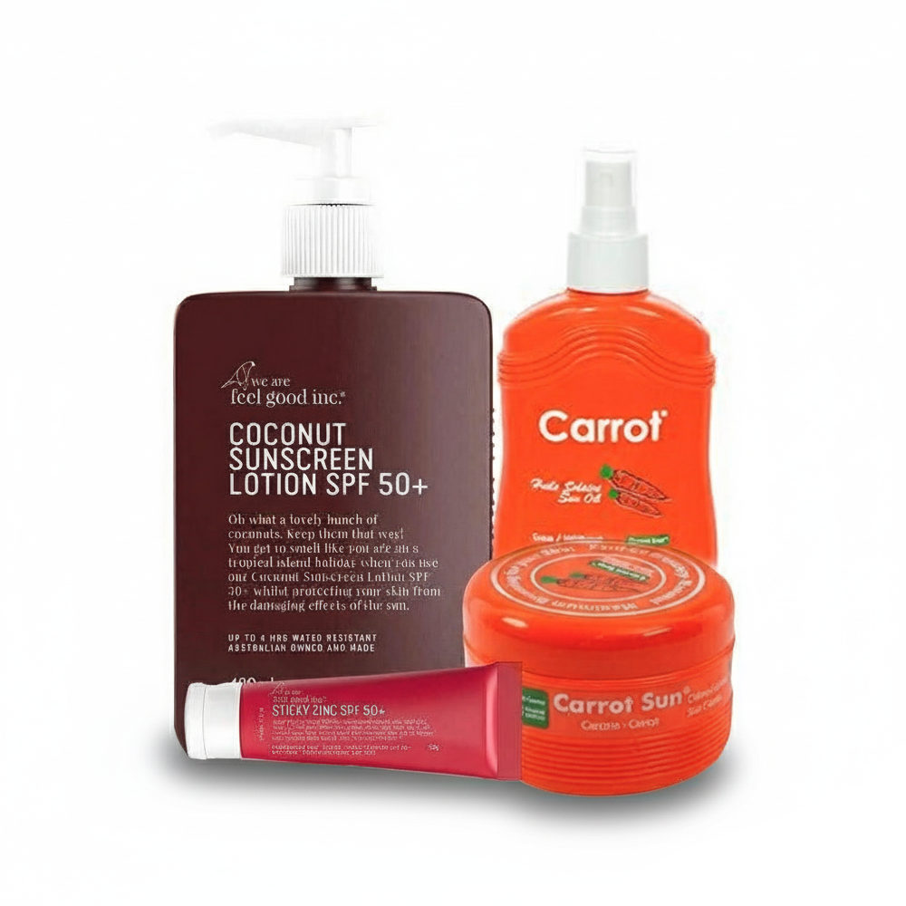 Carrot Sun + We Are Feel Good Inc. Tanning Essentials