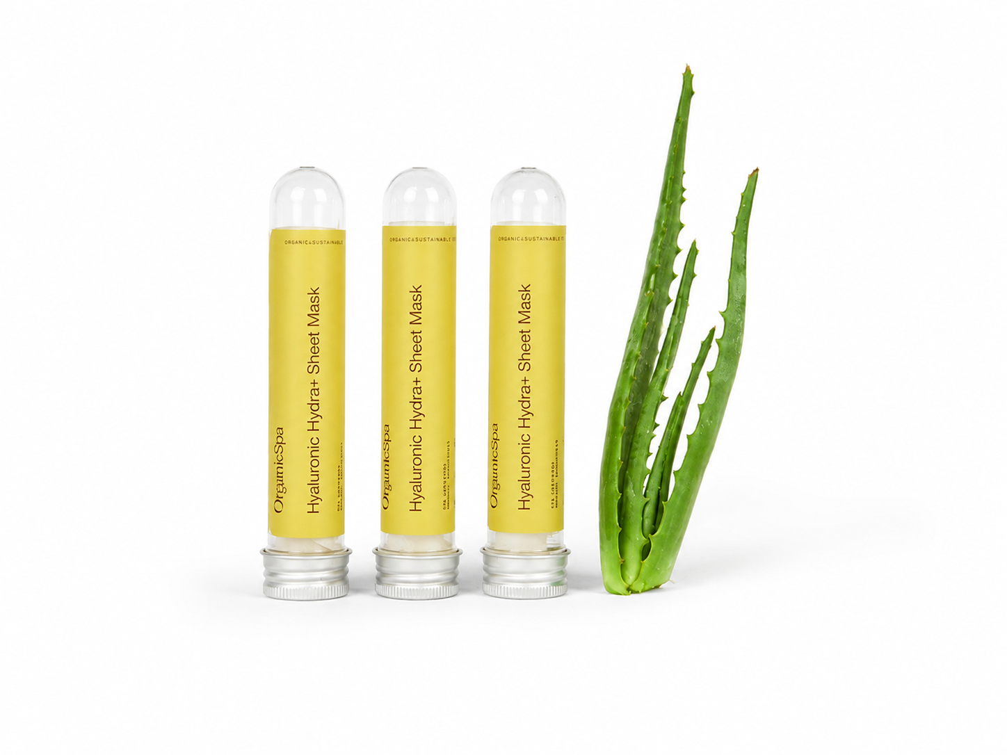 Organic Spa Hyaluronic Hydra+ Sheet Mask Trio 3 x 25g