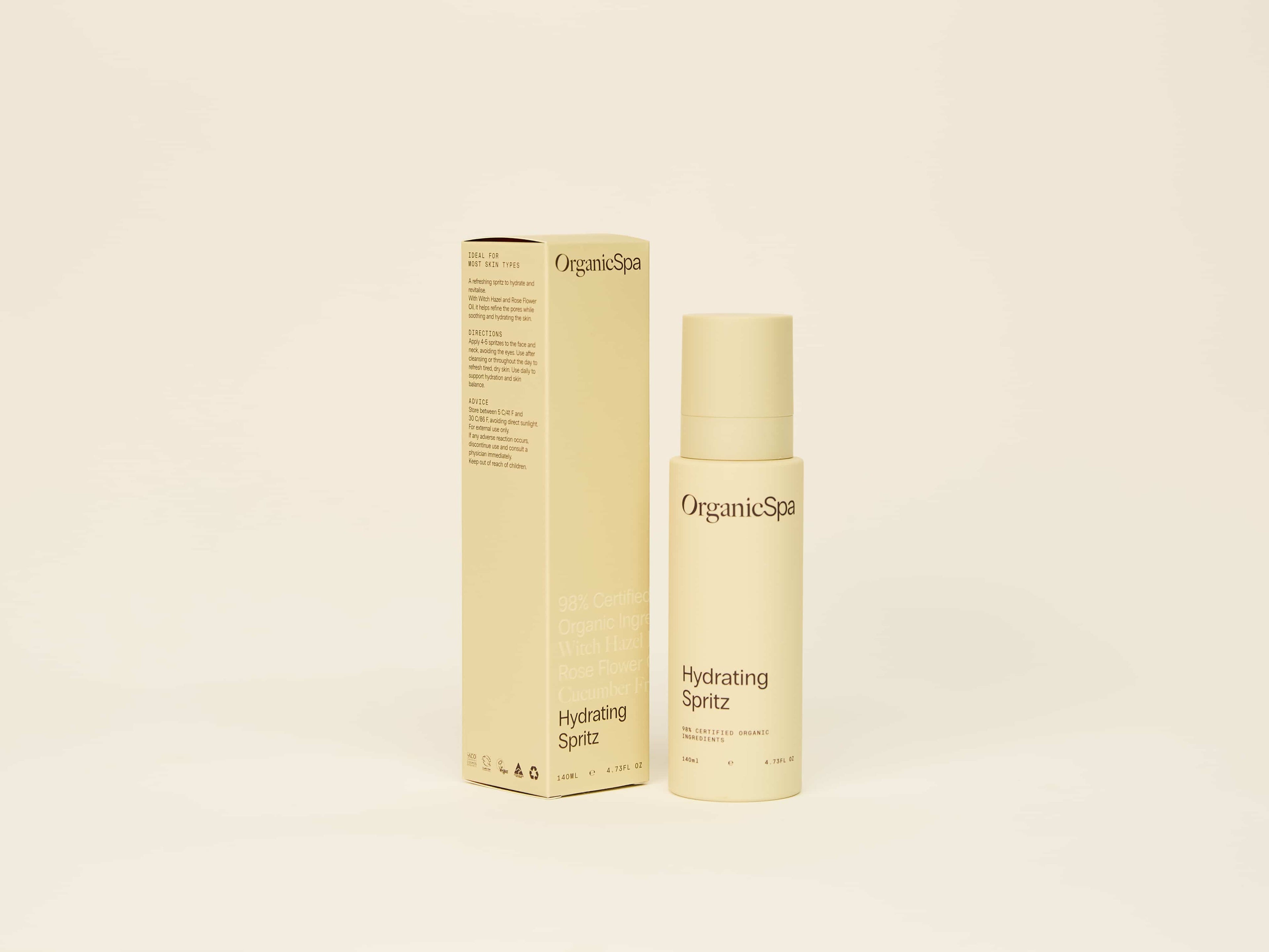 Organic Spa Hydrating Spritz 140ml