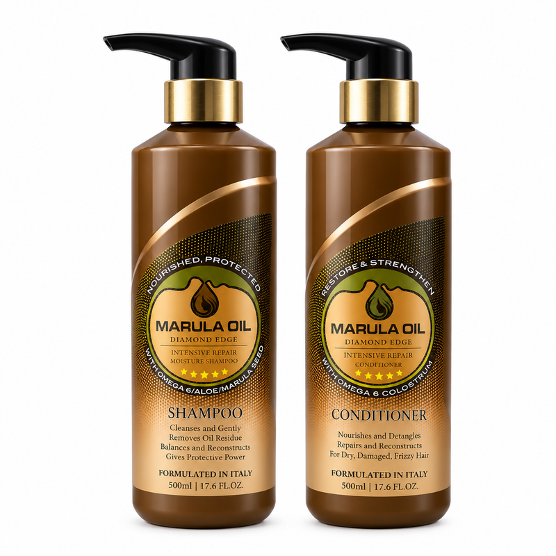 Marula Oil Shampoo & Conditioner Set