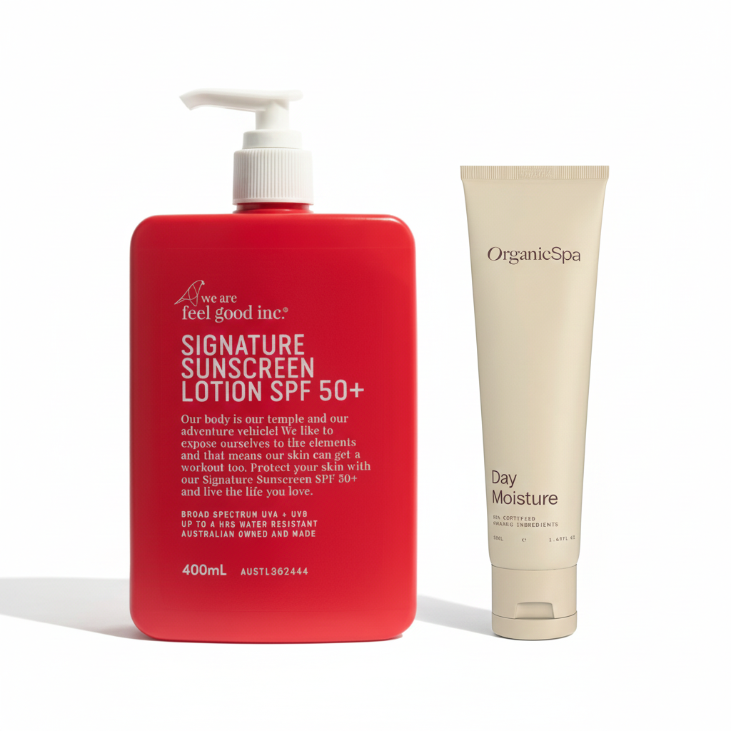 Organic Spa + We Are Feel Good Moisturising Bundle 400ml + 50ml