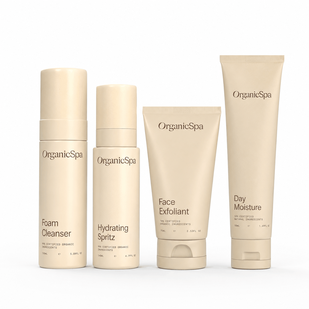Organic Spa Daily Cleansing and Hydration Essentials for Normal & Combination Skin