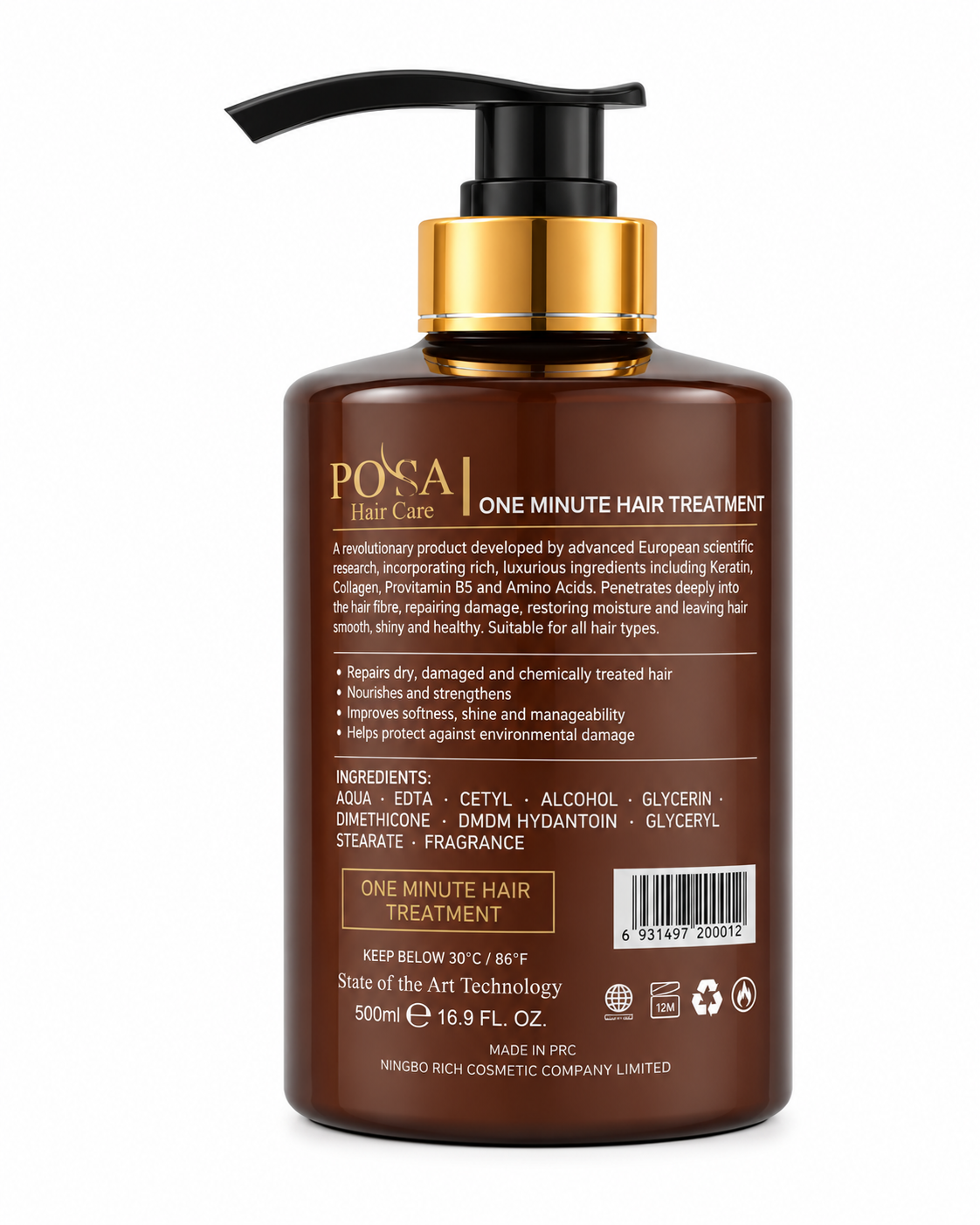 POSA One Minute Hair Treatment 500ml