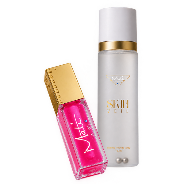 Skin veil & lip oil