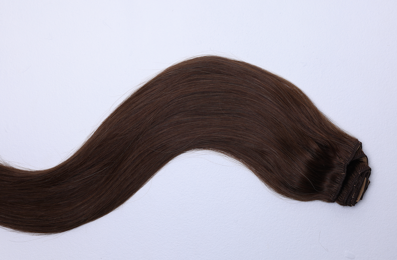KM HAIR 5pc Clip-In Extensions - Sinai (Middle Brown) 135g