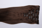 KM HAIR 5pc Clip-In Extensions - Giza (Ash Brown) 135g