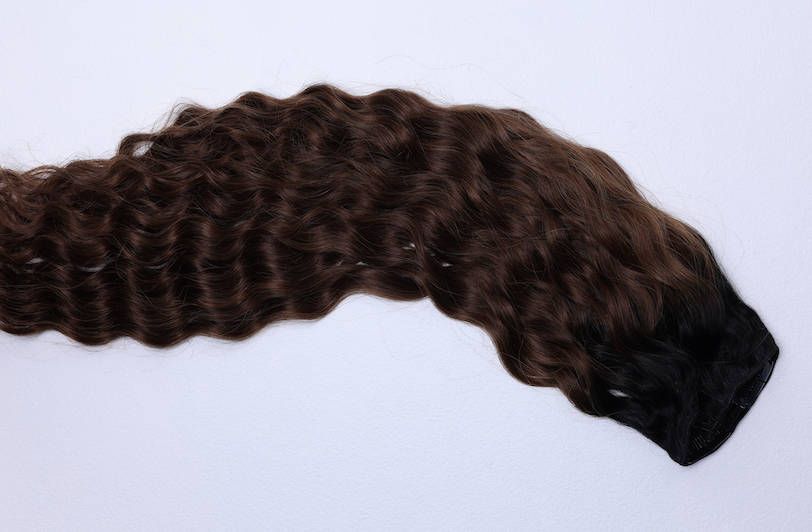 KM HAIR 5pc Clip-In Extensions - Curly (MADE TO ORDER)