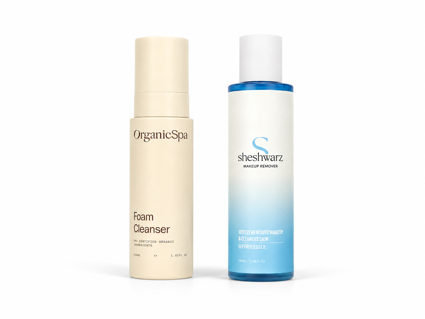 Sheshwarz Makeup Remover + Organic Spa Foam Cleanser