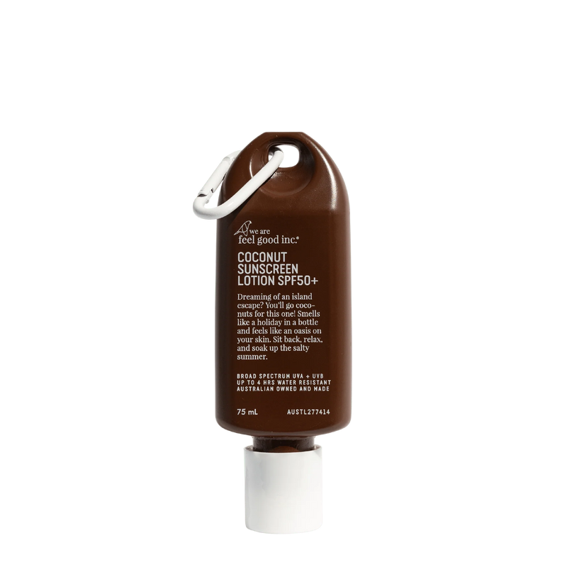 We Are Feel Good Inc. Coconut Sunscreen Lotion SPF 50+ 75ml