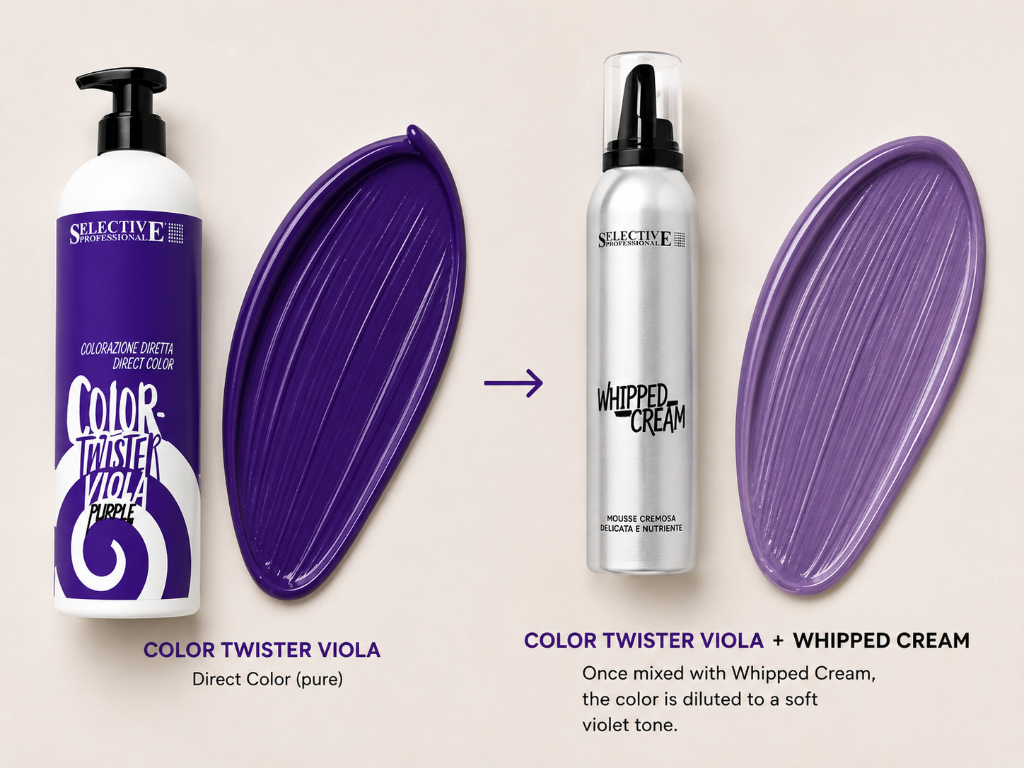 Selective Professional Color-Twister Viola Purple 300ml