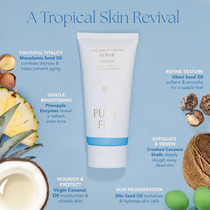 Pure Fiji Coconut Crush Scrub 180ml