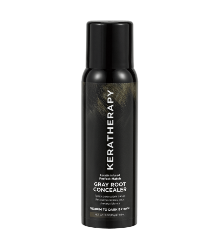 Keratherapy Gray Root Concealer - Dark Brown 85g
