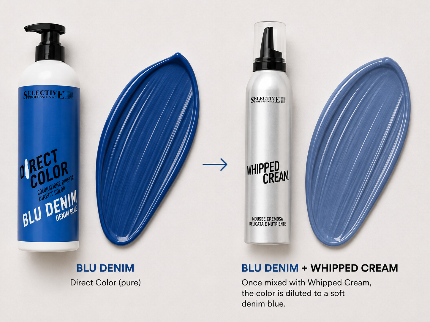 Selective Professional Direct Color Denim Blu 300ml