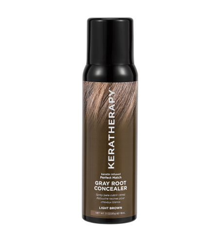 Keratherapy Gray Root Concealer - Light Brown 85g