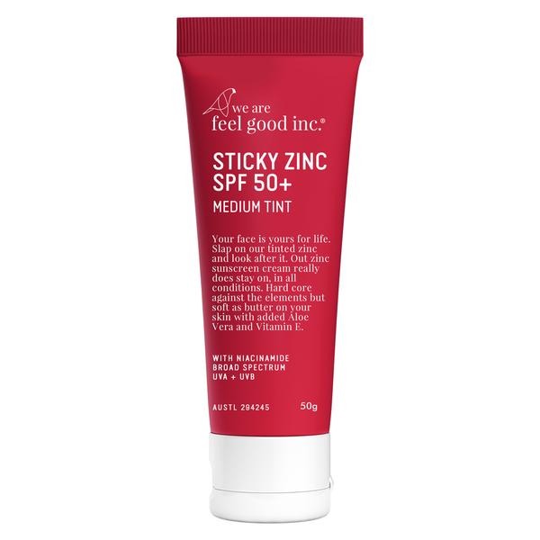 We Are Feel Good Inc. Sticky Zinc SPF 50+ Medium Tint 50g