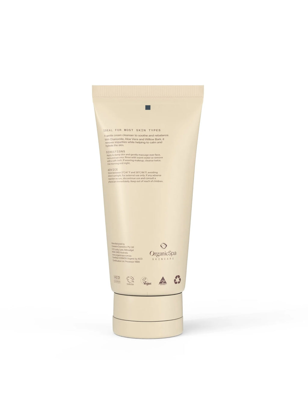 Organic Spa Cream Cleanser 150ml