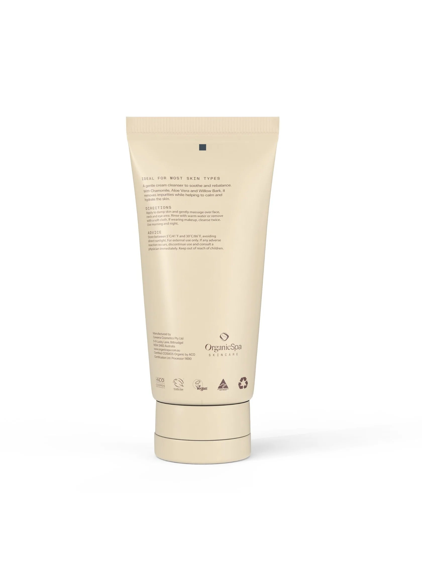 Organic Spa Cream Cleanser 150ml