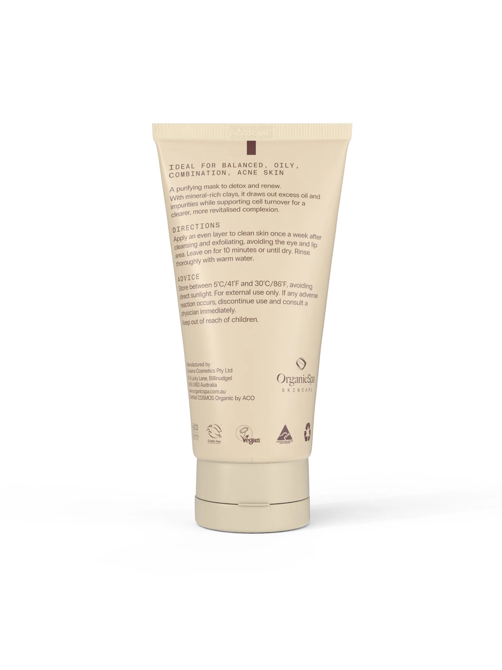 Organic Spa Cream Mask 75ml