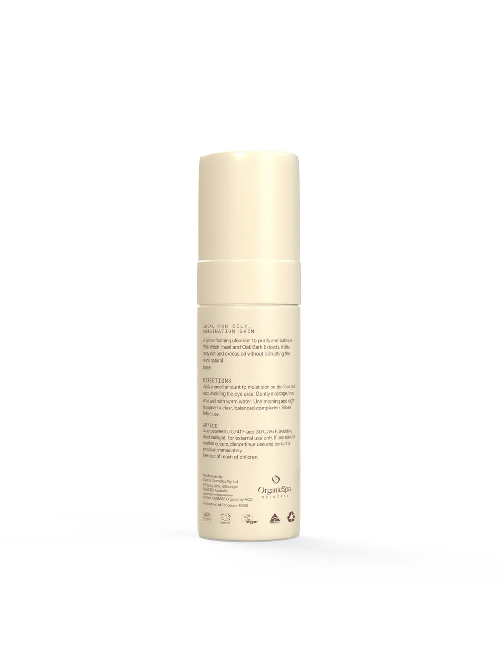 Organic Spa Foam Cleanser 150ml
