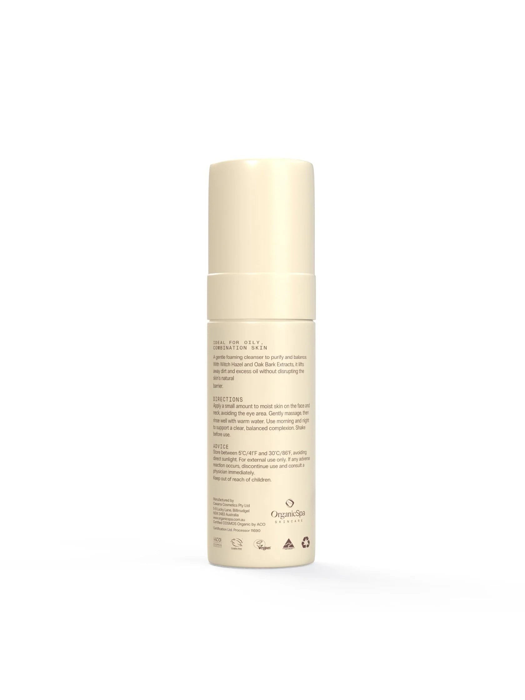 Organic Spa Foam Cleanser 150ml