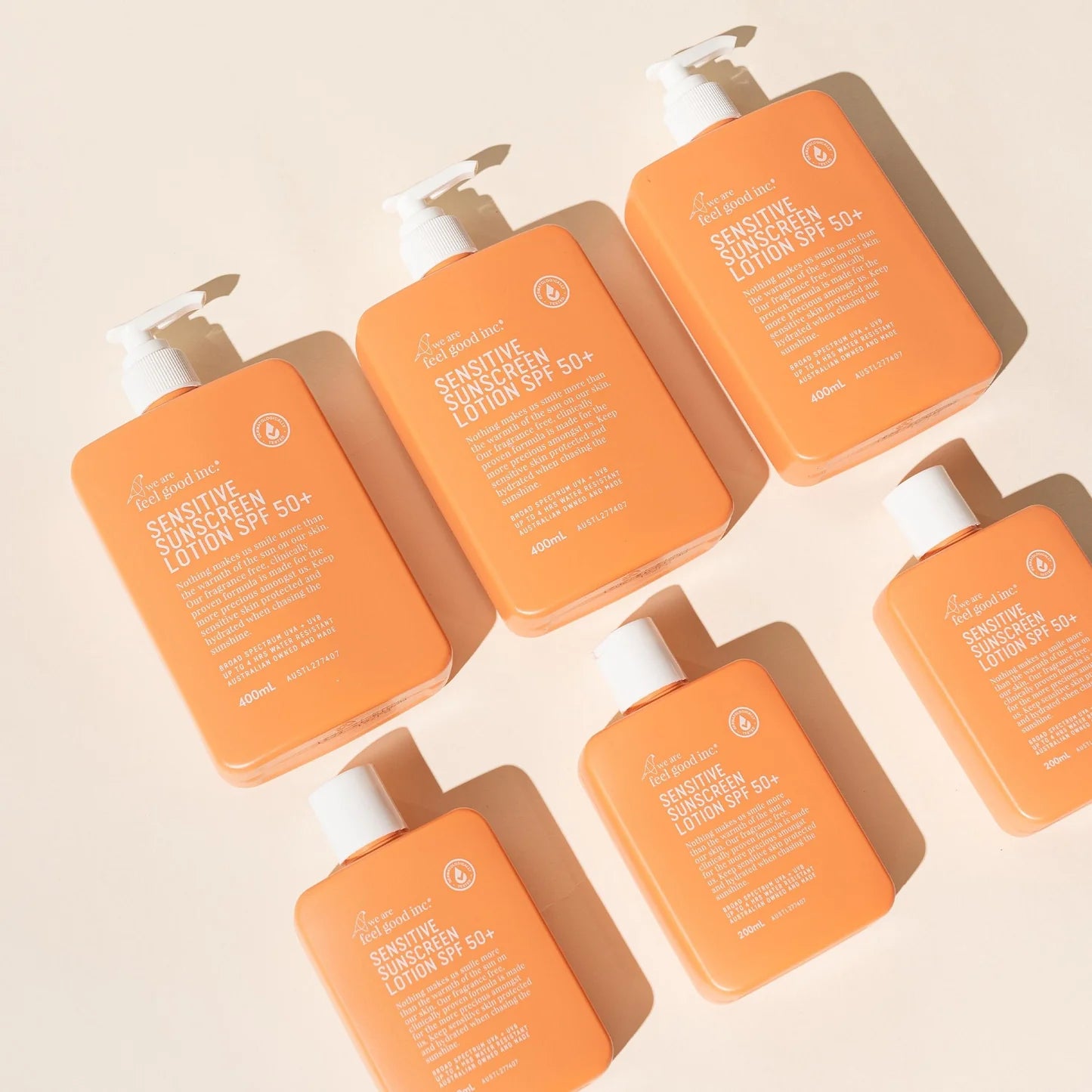 We Are Feel Good Inc. Sensitive Sunscreen Lotion SPF 50+ 400ml