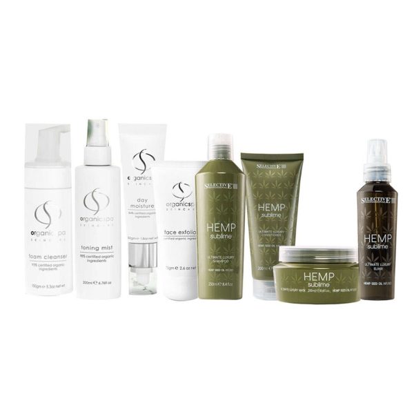 Hemp Hair and Organic Spa Skin Essentials