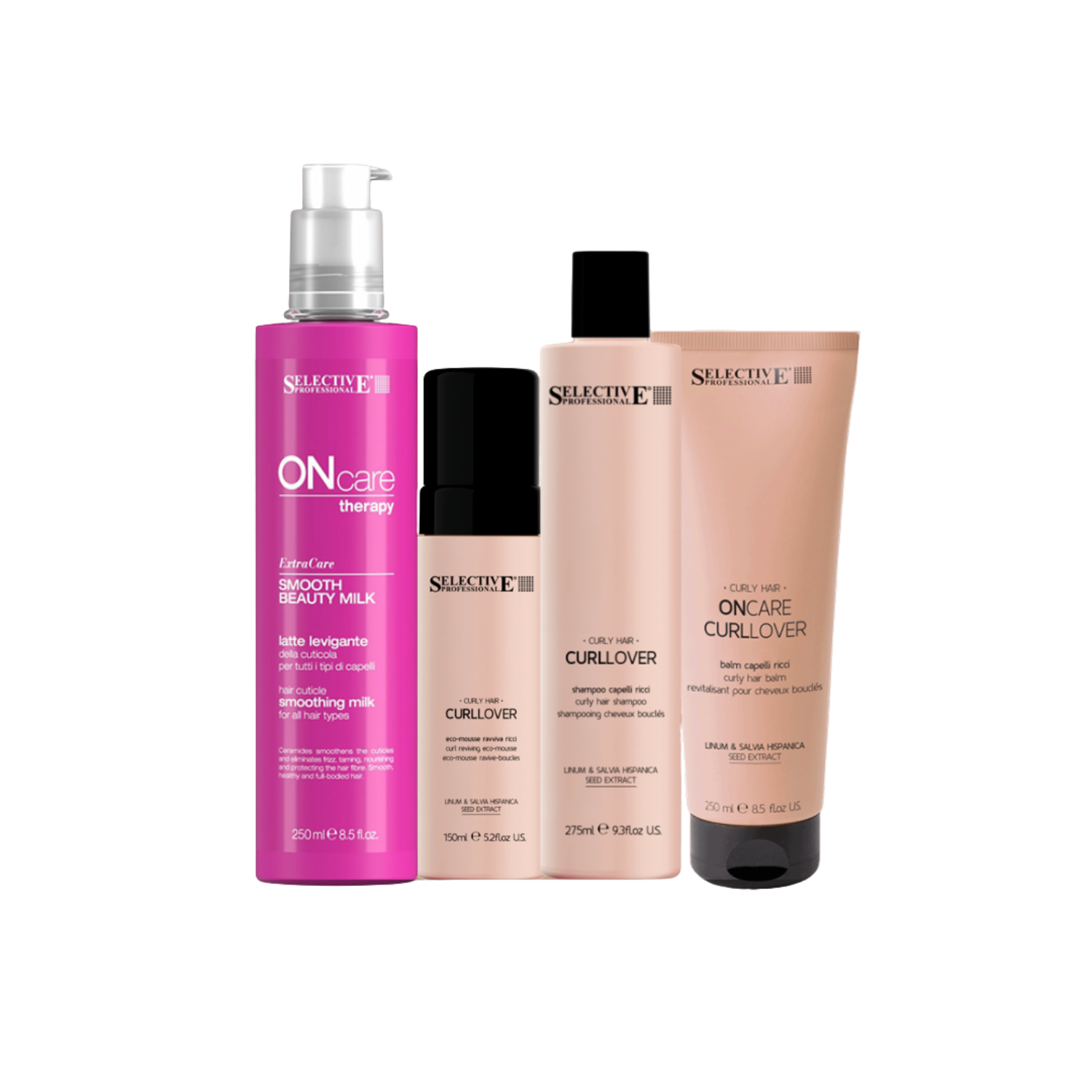Selective Professional Curllover Bundle & Smooth Beauty Milk