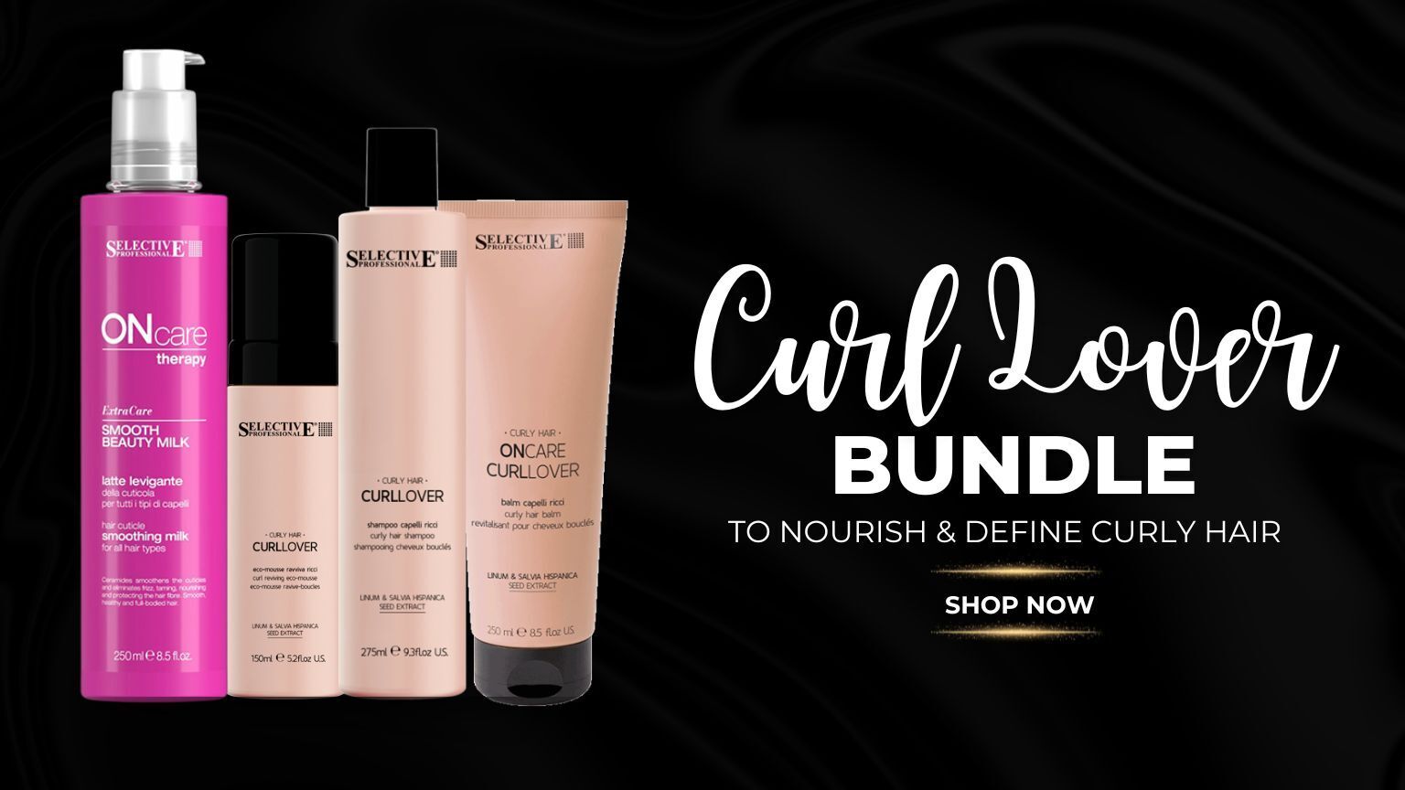 Selective Professional Curllover Bundle & Smooth Beauty Milk